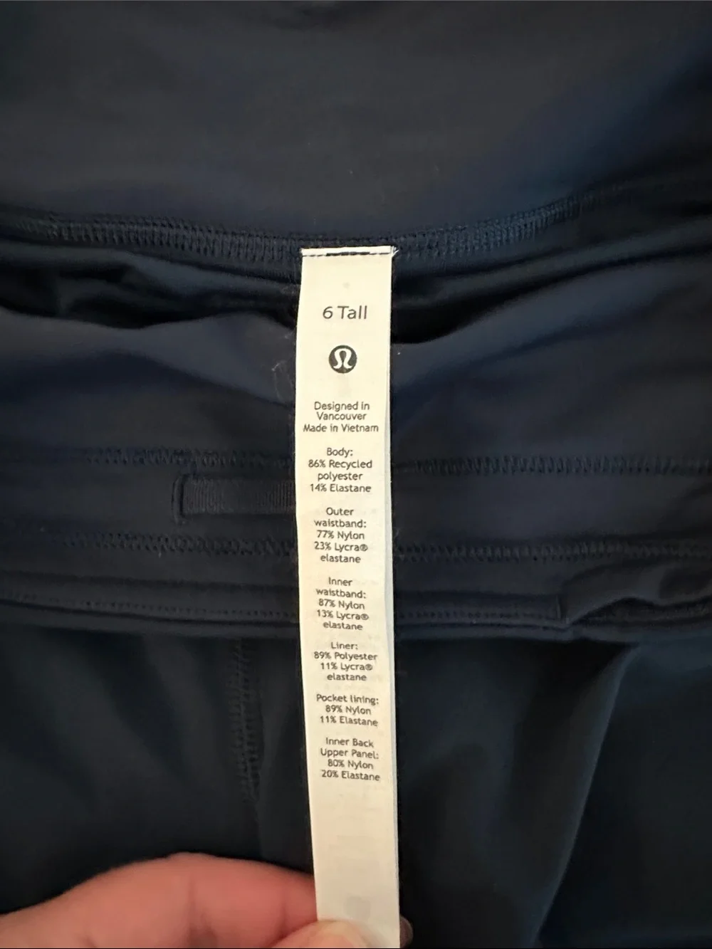lululemon athletica comfortable navy